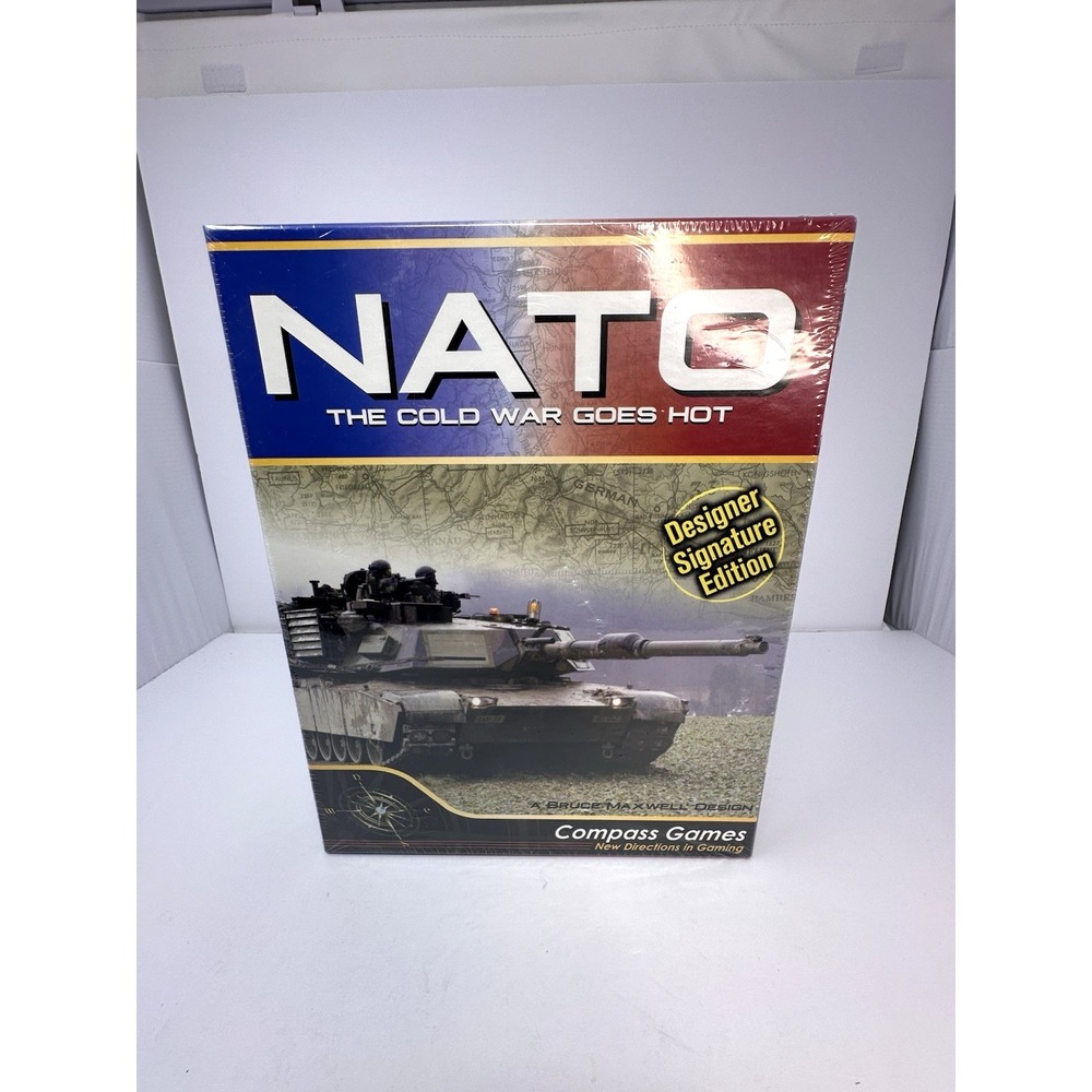 NATO The Cold War Goes Hot Designer Signature Edition Compass Games NEW SEALED
